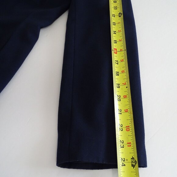 Vintage Sag Harbor Navy Blue 2 pc Blazer and Skirt Suit Set Women Size 16 Work - Picture 13 of 16